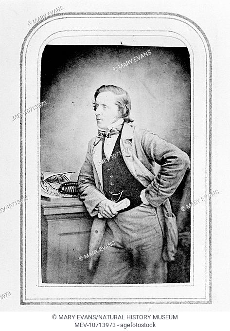Portrait of John William Slater, a geologist and palaeontologist for the Geological Survey. He worked on the classification of trilobites