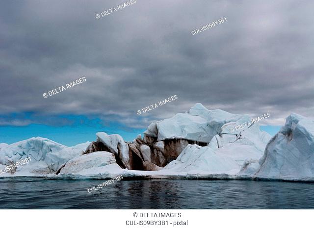 Iceberg, Vibebukta, Austfonna, Nordaustlandet, Svalbard, Norway