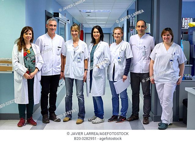 Team, Hematology, Hospital Donostia, San Sebastian, Gipuzkoa, Basque Country, Spain
