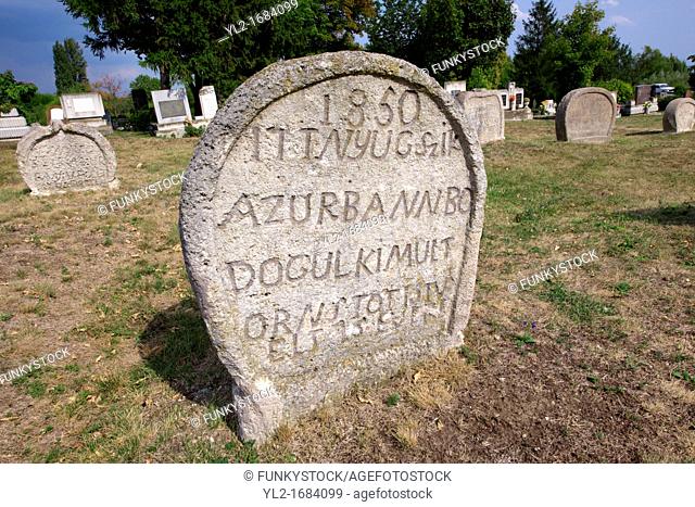 Early 19th century grave stone of the Balatonudvari cemetary - Balaton Hungary