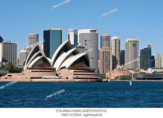 Sydney Opera House and Central Business District, NSW, Australia