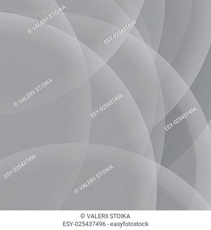 Abstract Grey Circle Background. Abstract Light Grey Wave Pattern
