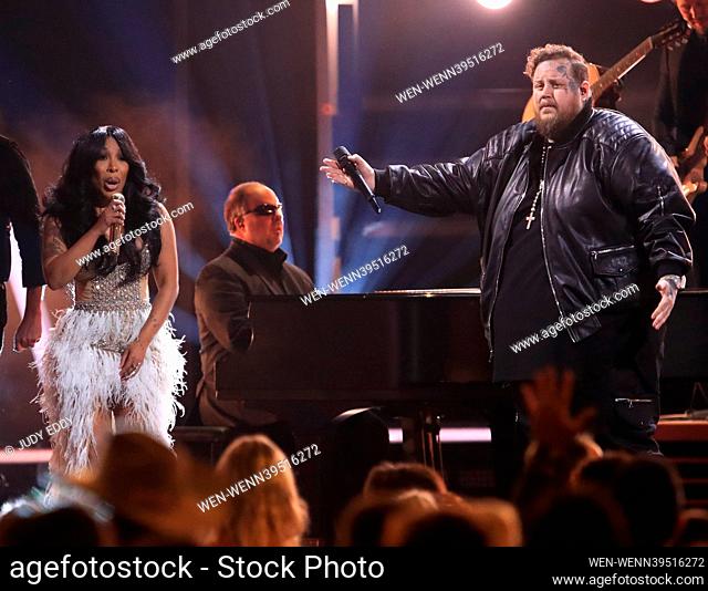 Los Premios CMA 2023 en Bridgestone Arena en Nashville Tennessee, Show Coverage. Destacando: K. Michelle, Jelly Roll Dónde: Nashville, Tennessee
