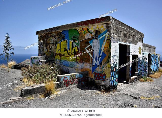 Graffiti, Punta del los Organos, San Andrés, Tenerife, Canary islands, Spain