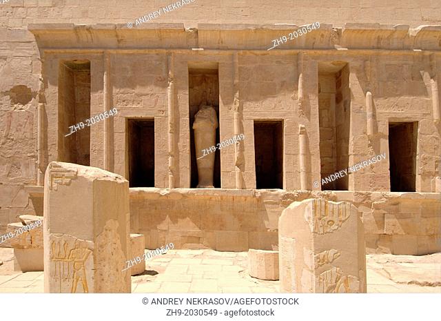 Hatshepsut's temple, the focal point of the complex, Luxor (Thebes), Egypt, Africa