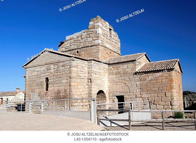Visigothic chapel of Santa Maria of Melque, San Martin of Montalban, Toledo, Castile La Mancha, Spain