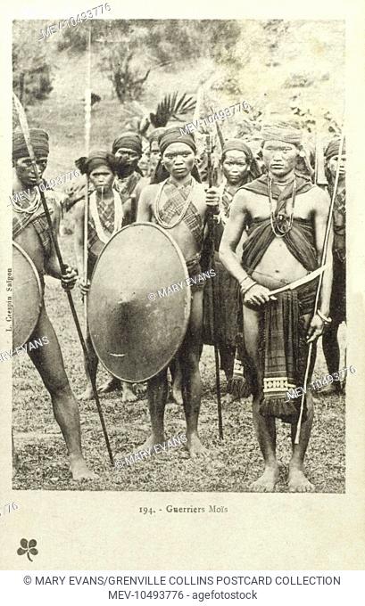 Vietnam - Warriors of the Muong People from the Hoa Binh Province and the mountainous districts of Thanh Hoa Province in the north of the country