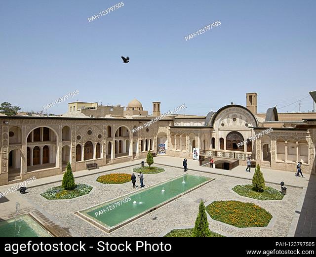 The Tabatabai burger house, a former trading house in the historic center of the Iranian city of Kashan, was taken on April 29, 2017