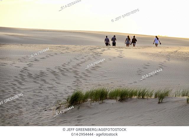 North Carolina, NC, Outer Banks, Cape Hatteras National Seashore, Jockey's Ridge State Park, living sand dune, kite