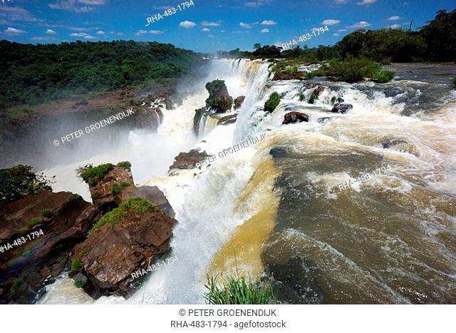 Waterfalls, Iguazu National Park, UNESCO World Heritage Site, Argentina, South America