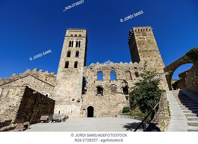 Sant Pere de Rodes monastery. Romanesque. El Port de la Selva