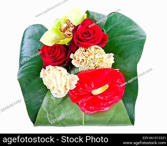 Beautiful bouquet isolated on white