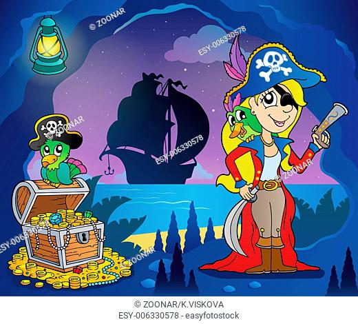 Pirate cove theme image 9 - picture illustration