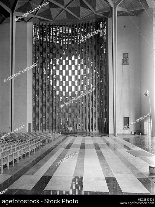 Coventry Cathedral, Priory Street, Coventry, 23/05/1962. Creator: John Laing plc