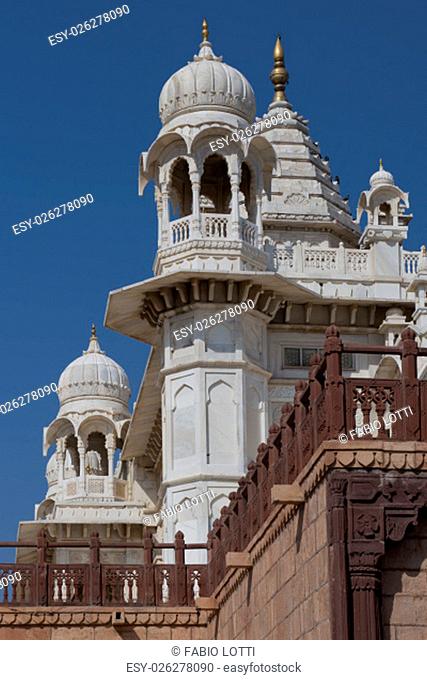 The memorial of maharaja Jaswant Singh II erected in 1899 in Jodhpur, Rajasthan, India
