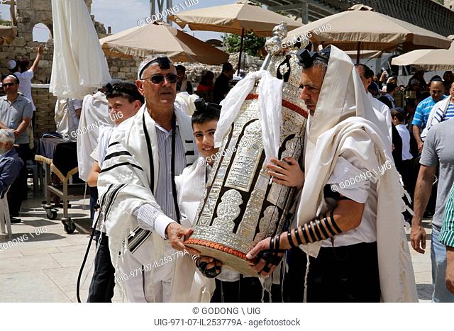 Bar Mitzvah at the Western Wall in Jerusalem