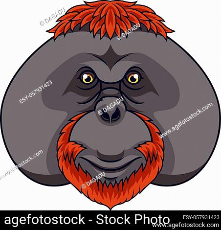 Cute orangutan cartoon Stock Photos and Images | agefotostock