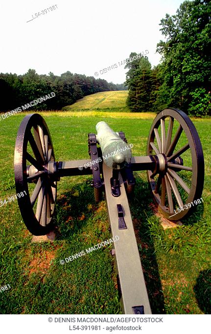 Chancellorsville Battlefield, Fredericksburg and Spotsylvania National Military Park. Virginia, USA