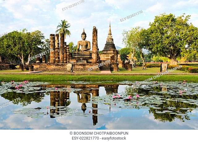 Wat Mahathat in Sukhothai Historical Park, Thailand