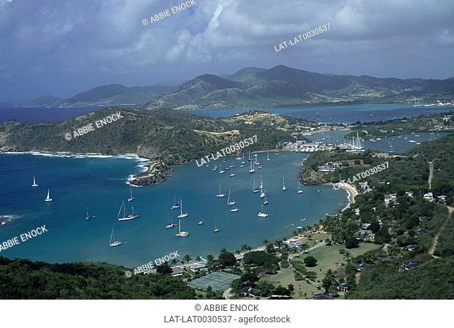 English Harbour, Antigua's graceful and evocative historic district, is focused on the fifteen square miles of Nelson's Dockyard National Park