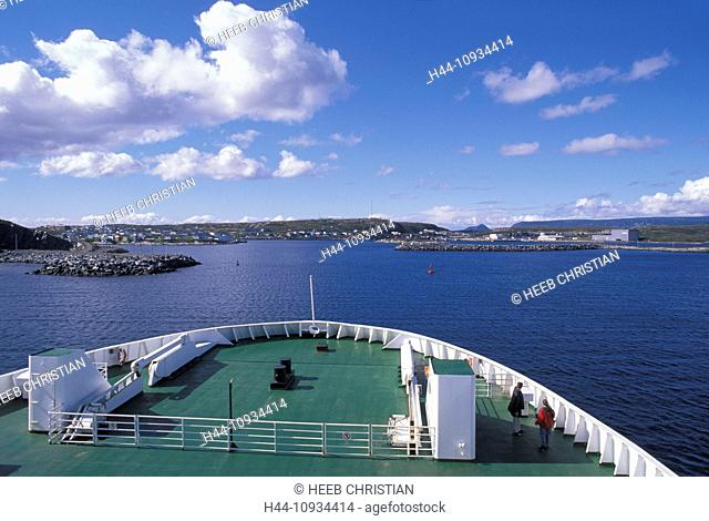 Ferry, boat, Port aux Basques, Newfoundland, Canada, sea