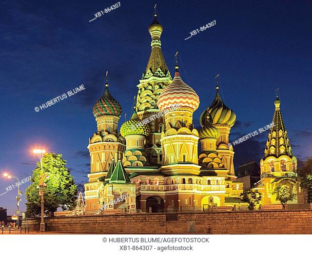 Cathedral of the Intercession, or Cathedral of St. Basil the Blessed, Red Square, Moscow, Russia