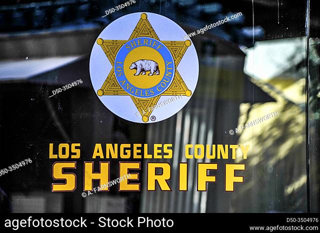 LOS ANGELES CALIFORNIA Sign: Los Angeles County Sheriff's office
