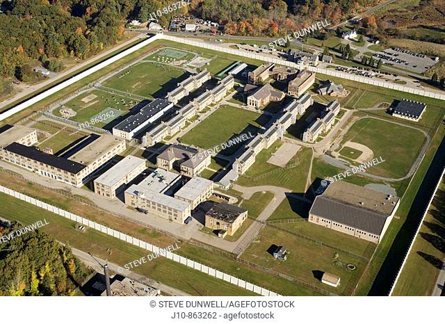 Walpole prison, aerial view, Walpole, Massachusetts, USA