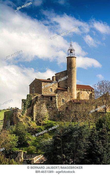 Castle of Marchidial, Champeix, Puy de Dome department, Auvergne, France