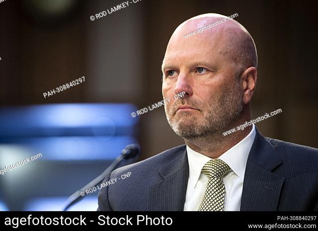 Jason C. Johnson, former Deputy Commissioner, Baltimore Police Department, appears before a Senate Committee on the Judiciary hearing to examine protecting our...