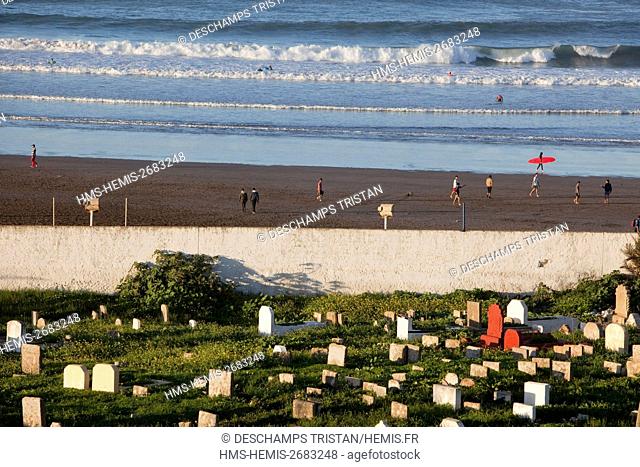 Morocco, Rabat, listed as World Heritage by UNESCO, marine cemetery