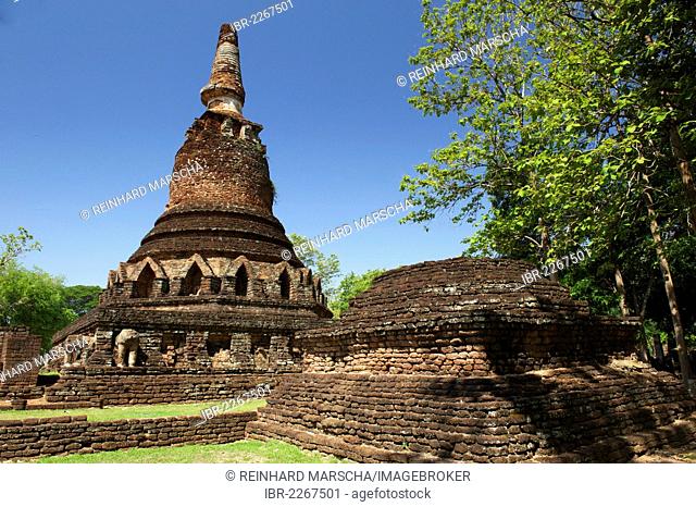Wat Phra Tat, Aranyik Historical Park, Kamphaeng Phet, Thailand, Asia