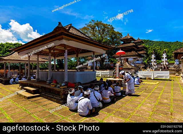 Lempuyang temple - Bali Island Indonesia - travel and architecture background