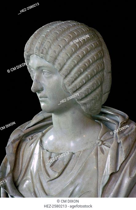 Bust of Julia Domna (160-217), wife of Septimus Severus and mother of Geta and Caracalla, from the Louvre's collection