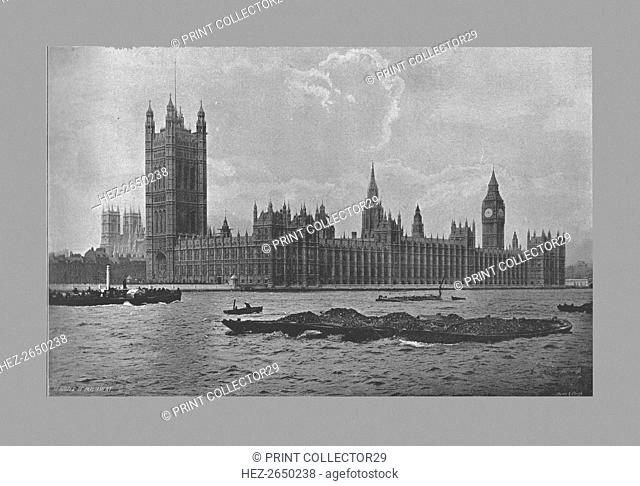 The Houses of Parliament, London, c1900. Artist: Frith & Co