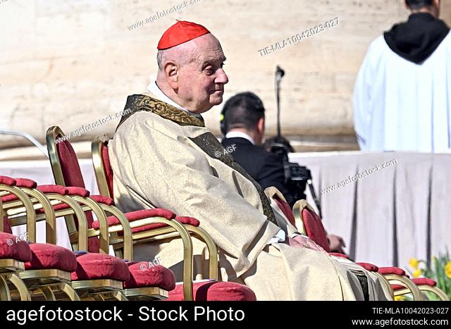 Pope Francis celebrates the Easter Mass in St. Peter's Square in Vatican City. Christians around the world are marking the Holy Week