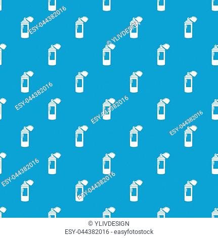 Spray paint pattern vector seamless blue repeat for any use