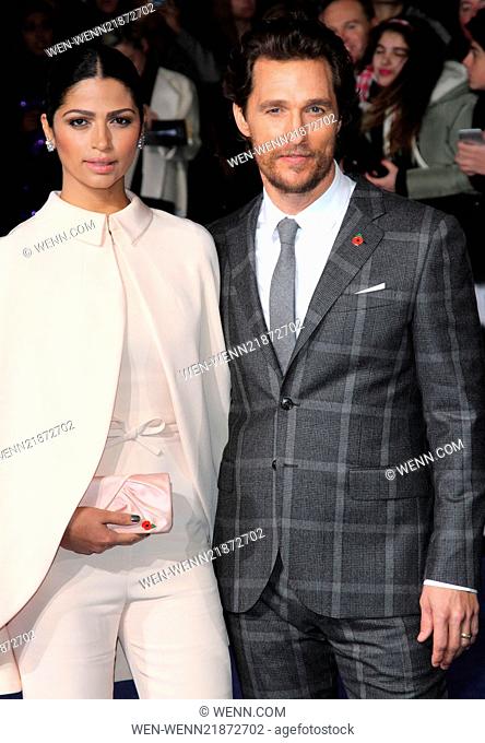 UK Premiere of 'Interstellar' held at the Odeon Cinema Leicester Square - Arrivals Featuring: Camila Alves, Matthew McConaughey Where: London