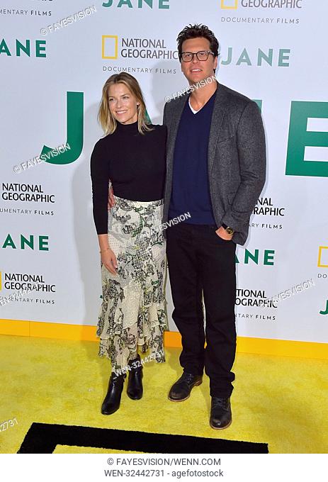 Premiere Of National Geographic Documentary Films' 'Jane' Featuring: Ali Larter, Hayes MacArthur Where: Hollywood, California