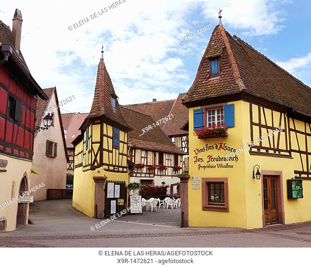 Wine cellar at Eguisheim, Alsace  France