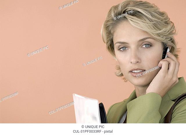 Buisness woman on the phone