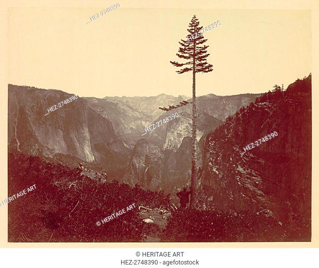 Yosemite Valley from Mariposa Trail, c. 1865. Creator: Charles Leander Weed (American, 1824-1903)