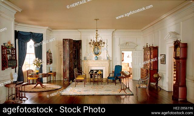 A28: South Carolina Drawing Room, 1775-1800, United States, c. 1940. Creator: Narcissa Niblack Thorne