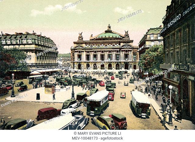 Place de l'Opera: the hub of Paris, therefore of France, therefore of the world