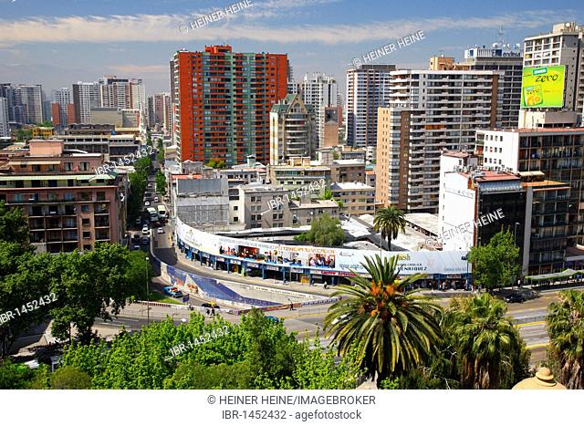 View of Santiago de Chile, Chile, South America