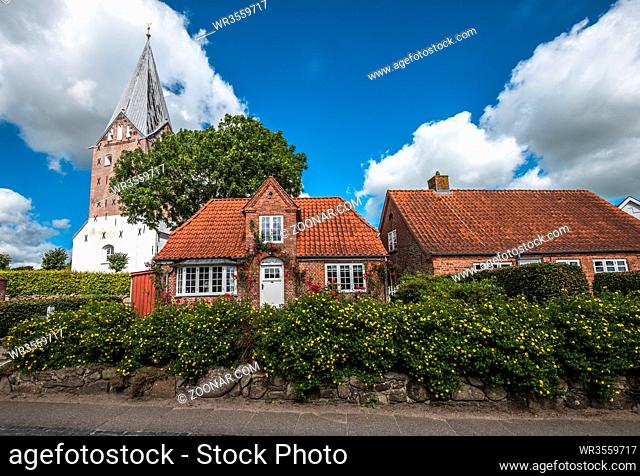 Mogeltonder, little Danish village in the southwest of Jutland peninsula, Denmark