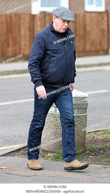 Adam Woodyatt seen arriving at BBC Elstree for the 30th Anniversary show. Tonight viewers find out who killed Lucy. Featuring: Adam Woodyatt Where: London