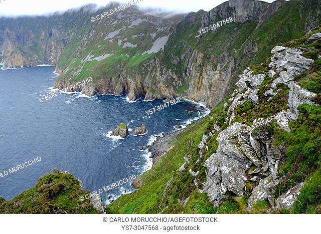 Slieve League's cliffs, County Donegal, Ireland, Europe