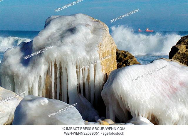 Big blocks of ice are found on the Black Sea coast near the town of Varna, Bulgaria. A severe wave of cold weather has hit eastern Bulgaria with temperatures...
