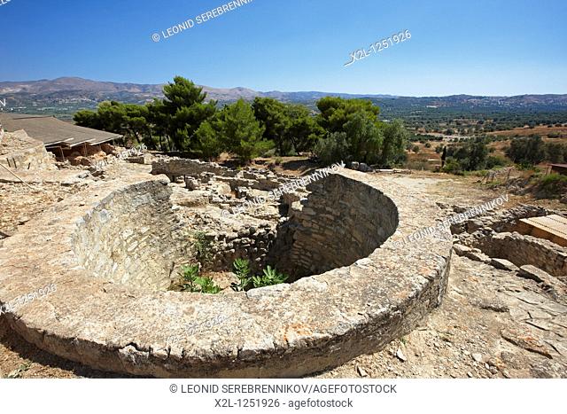 The 'Kouloures' Rings  Minoan Palace of Phaistos, Crete, Greece